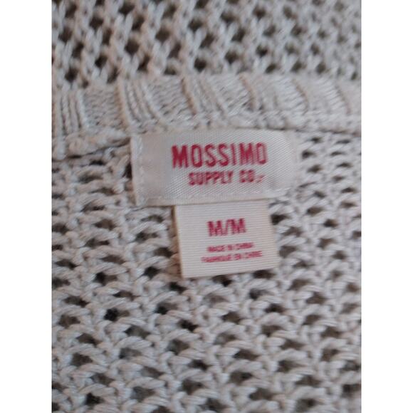 Mossimo Supply Company Tan Long Loose Knit Sweater Size M/M - Picture 2 of 6